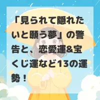 見られて隠れたいと願う夢のサムネイル