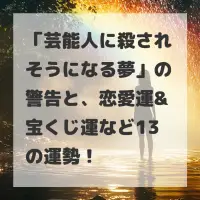芸能人に殺されそうになる夢のサムネイル