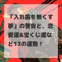 入れ歯を無くす夢のサムネイル