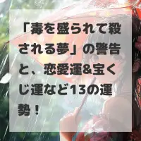 毒を盛られて殺される夢のサムネイル