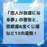 恋人が友達になる夢のサムネイル