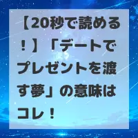 デートでプレゼントを渡す夢のサムネイル