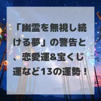 幽霊を無視し続ける夢のサムネイル