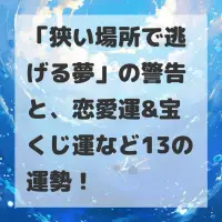 狭い場所で逃げる夢のサムネイル