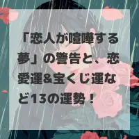 恋人が喧嘩する夢のサムネイル