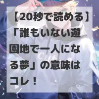 誰もいない遊園地で一人になる夢のサムネイル画像