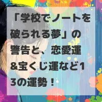 学校でノートを破られる夢のサムネイル