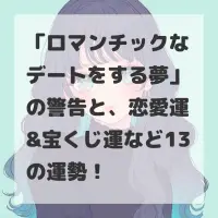 ロマンチックなデートをする夢のサムネイル
