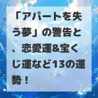アパートを失う夢のサムネイル画像