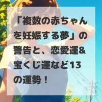 複数の赤ちゃんを妊娠する夢のサムネイル