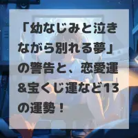 幼なじみと泣きながら別れる夢のサムネイル