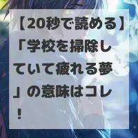 学校を掃除していて疲れる夢のサムネイル