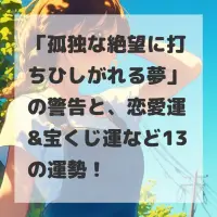 孤独な絶望に打ちひしがれる夢のサムネイル画像