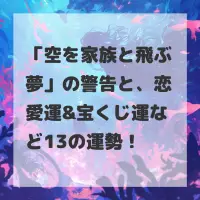 空を家族と飛ぶ夢のサムネイル