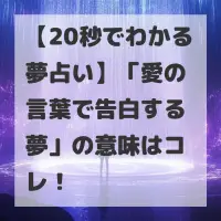 愛の言葉で告白する夢のサムネイル