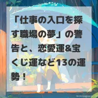仕事の入口を探す職場の夢のサムネイル