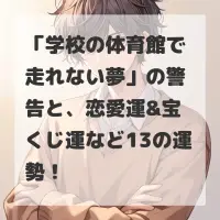学校の体育館で走れない夢のサムネイル