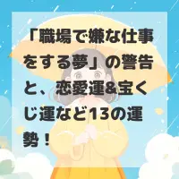 職場で嫌な仕事をする夢のサムネイル