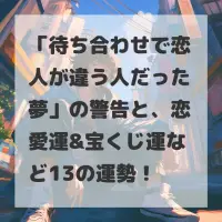 待ち合わせで恋人が違う人だった夢のサムネイル