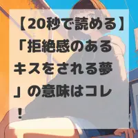 拒絶感のあるキスをされる夢のサムネイル