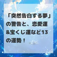突然告白する夢のサムネイル