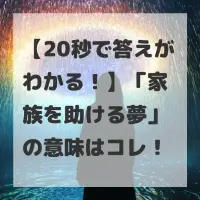 家族を助ける夢のサムネイル