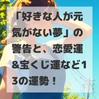 好きな人が元気がない夢のサムネイル