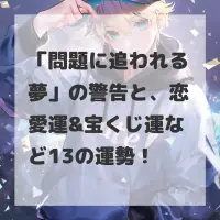 問題に追われる夢のサムネイル