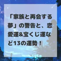 家族と再会する夢のサムネイル
