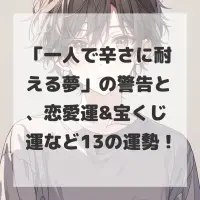 一人で辛さに耐える夢のサムネイル画像