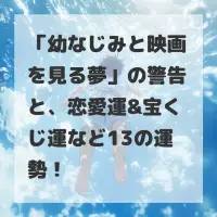 幼なじみと映画を見る夢のサムネイル