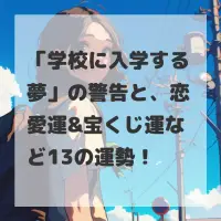 学校に入学する夢のサムネイル