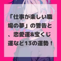 仕事が楽しい職場の夢のサムネイル