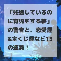 妊娠しているのに育児をする夢のサムネイル