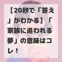 家族に追われる夢のサムネイル画像