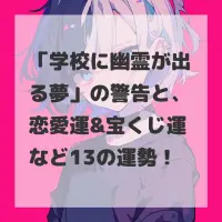 学校に幽霊が出る夢のサムネイル