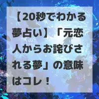 元恋人からお詫びされる夢のサムネイル