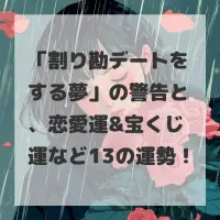 割り勘デートをする夢のサムネイル