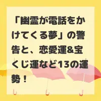 幽霊が電話をかけてくる夢のサムネイル