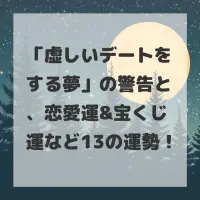 虚しいデートをする夢のサムネイル