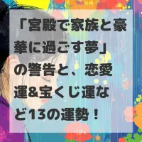 宮殿で家族と豪華に過ごす夢のサムネイル