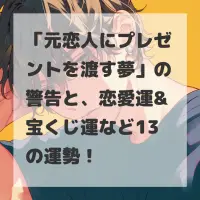 元恋人にプレゼントを渡す夢のサムネイル