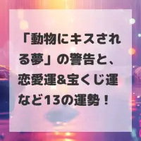 動物にキスされる夢のサムネイル