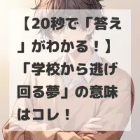 学校から逃げ回る夢のサムネイル