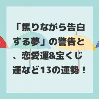 焦りながら告白する夢のサムネイル