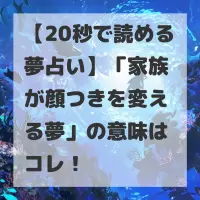 家族が顔つきを変える夢のサムネイル