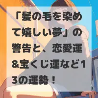 髪の毛を染めて嬉しい夢のサムネイル画像