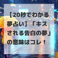 キスされる告白の夢のサムネイル