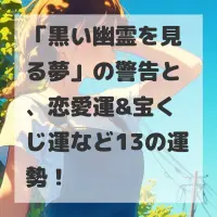 黒い幽霊を見る夢のサムネイル