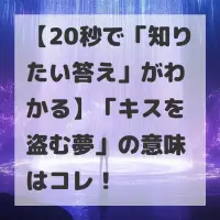 キスを盗む夢のサムネイル